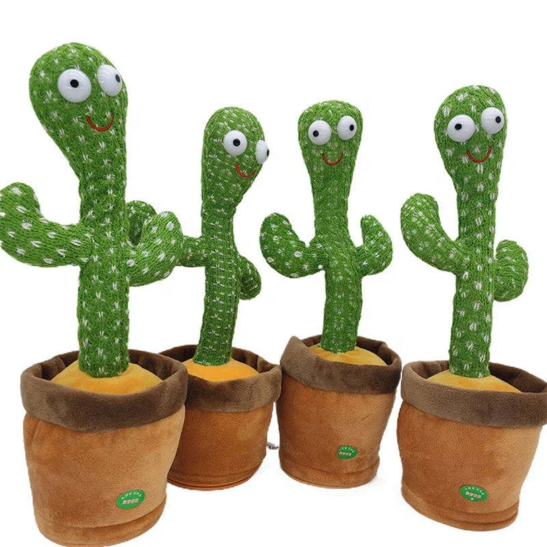 Cactus Animé Parlant &amp; Dansant – Le Compagnon Drôle et Éducatif de Votre Enfant !