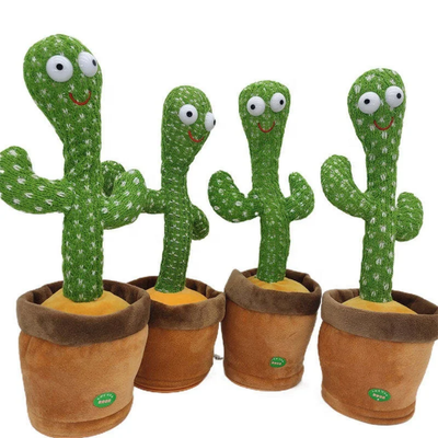 Cactus Animé Parlant &amp; Dansant – Le Compagnon Drôle et Éducatif de Votre Enfant !