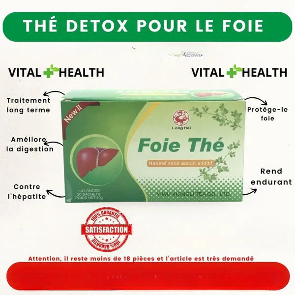 Pack de 20 Thés pour le Foie - Nettoyeur de Foie et Anti-Hépatite(Satisfait ou Remboursé)