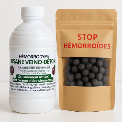 🛑KIT NATUREL HÉMORROÏDES – HÉMORRODYME & STOP HÉMORROÏDES